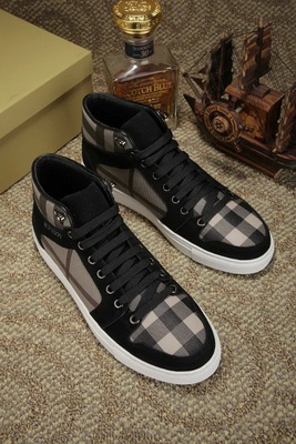 Burberry High-Top Fashion Men Shoes--015